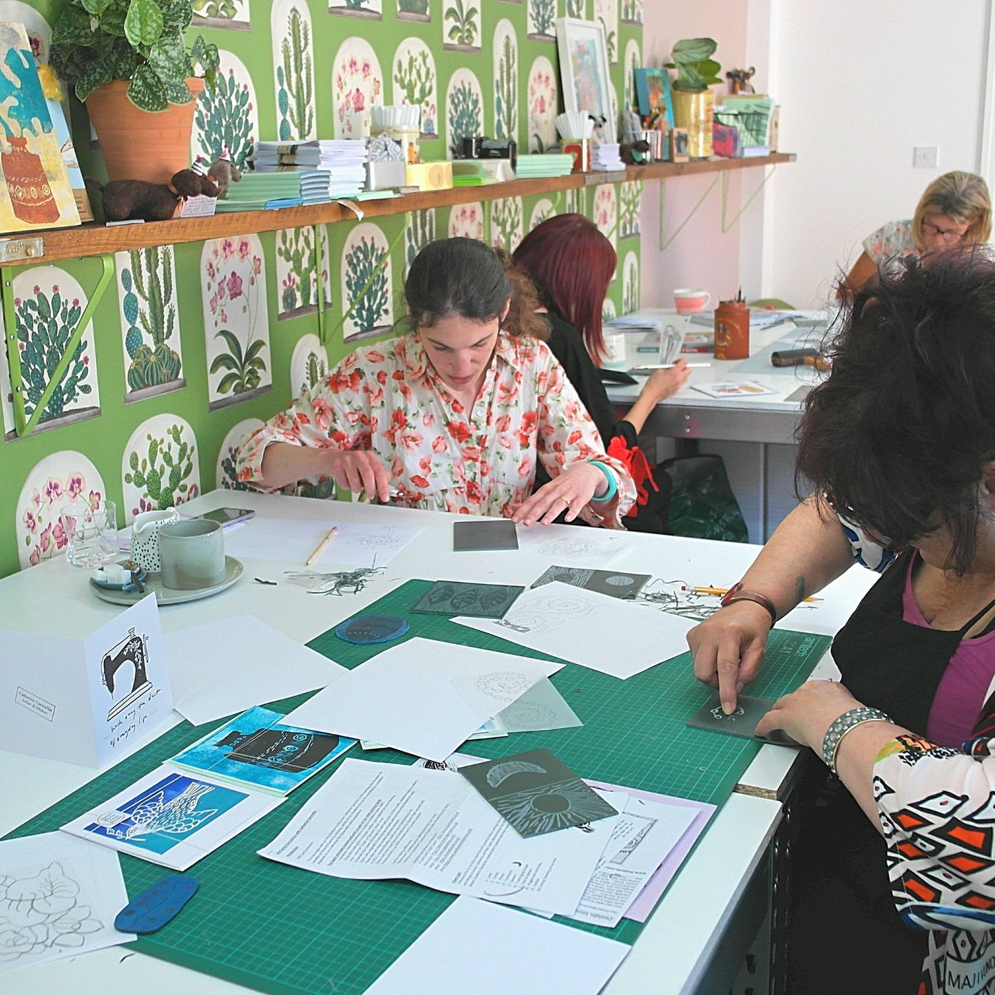 Taster class linocut & print