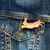 Lily Faith Hare Mini Pin Brooch