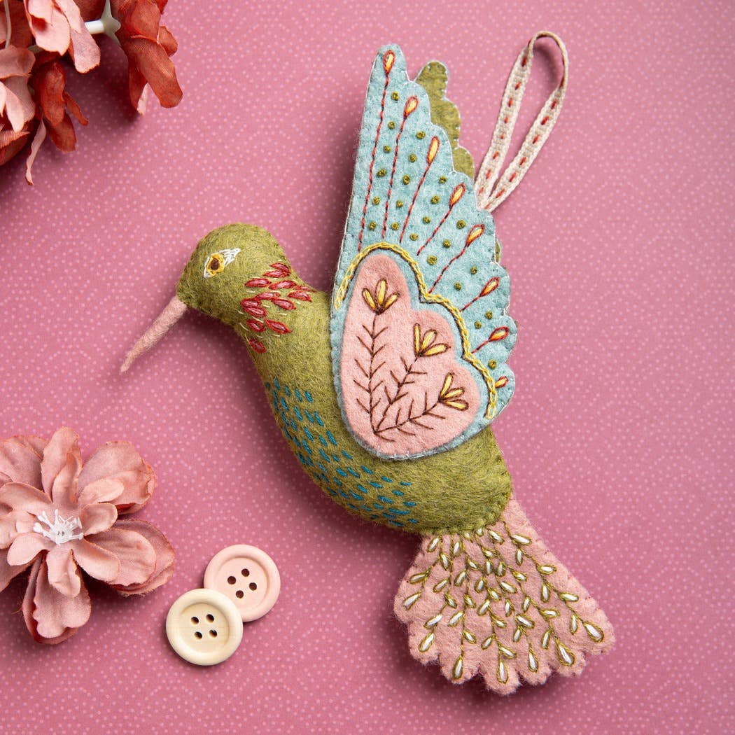 Corinne Lapierre Felt Hummingbird Craft Kit