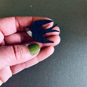 Lily Faith Swallow Mini pin Brooch 