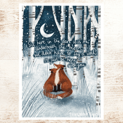 Sit With Me, Art Print A4