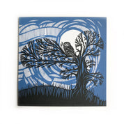Moonlit Owl Greetings Card