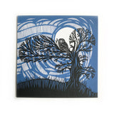 Moonlit Owl Greetings Card