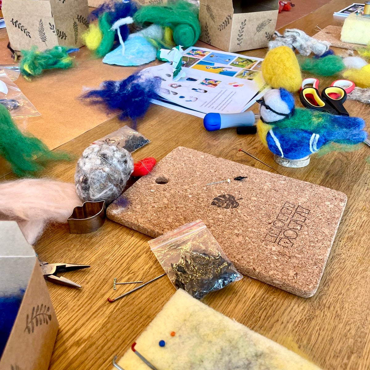 Needle Felting Workshop: Create a Blue Tit Bird