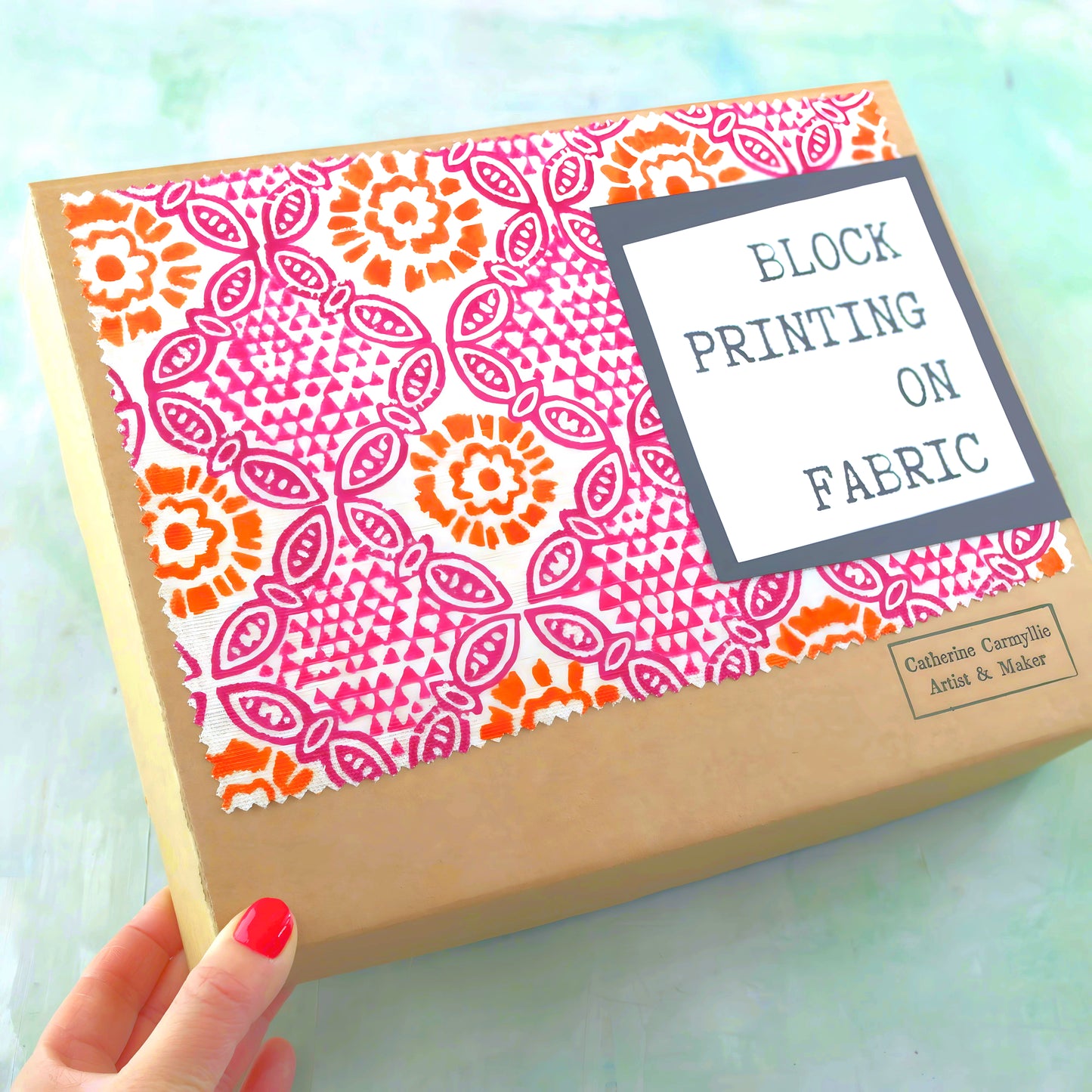 Fabric block printing kit