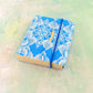 Artist handmade journal, lotus blue