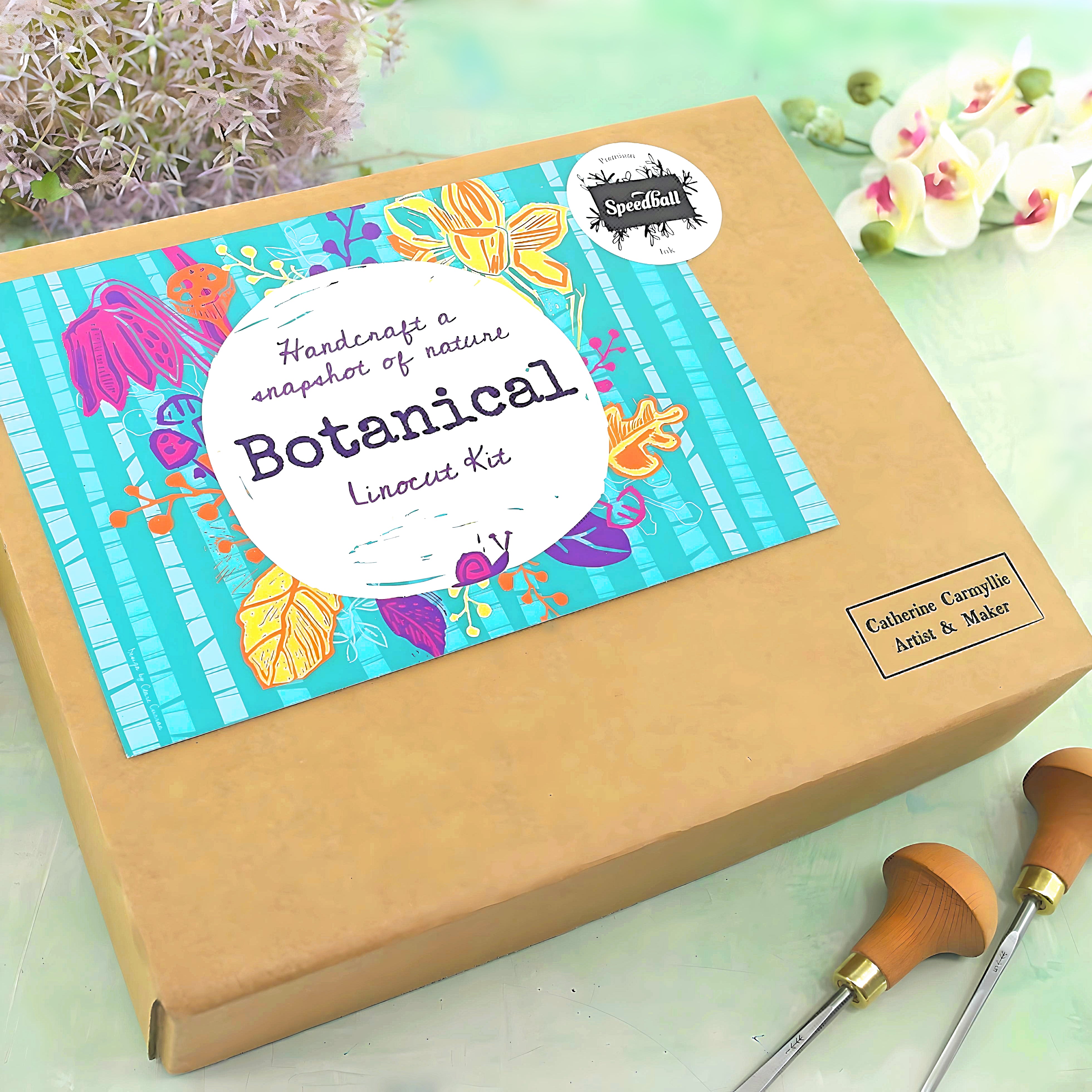 Linocut & print botanical kit