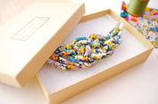 Chunky Liberty Fabric Knot Pendant - Deco Florals: Gloria Lomo
