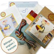 Corinne Lapierre Librarian Mouse Mini Felt Craft Kit