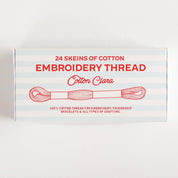 Box of Cotton Clara embroidery thread on a white background