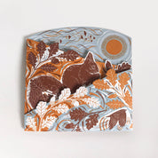Autumn Woodland Squirrel Concertina Card