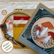 Woodland Toadstools Embroidery Kit