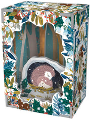 Hedgehogs Snowy Sanctuary Pop & Slot Diorama