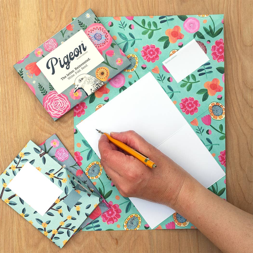 Pigeon Post Fold & Send Letters – Wildflower
