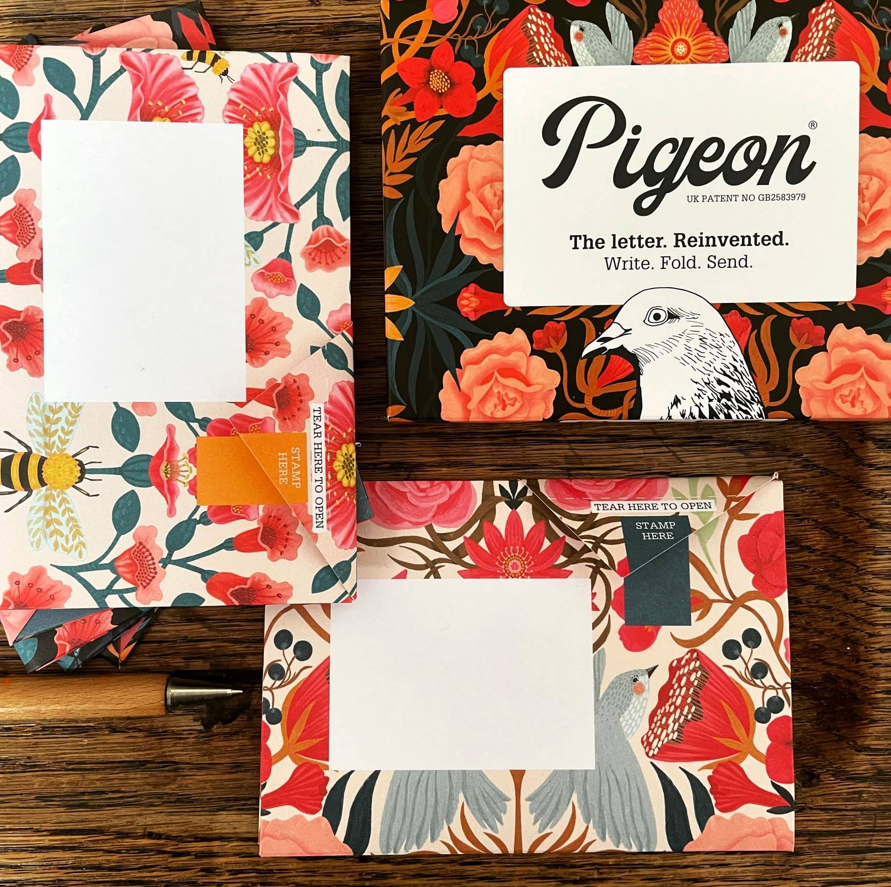 Pigeon Post Fold & Send Letters – Bright & Beautiful