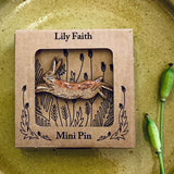 Hare Mini Pin Brooch