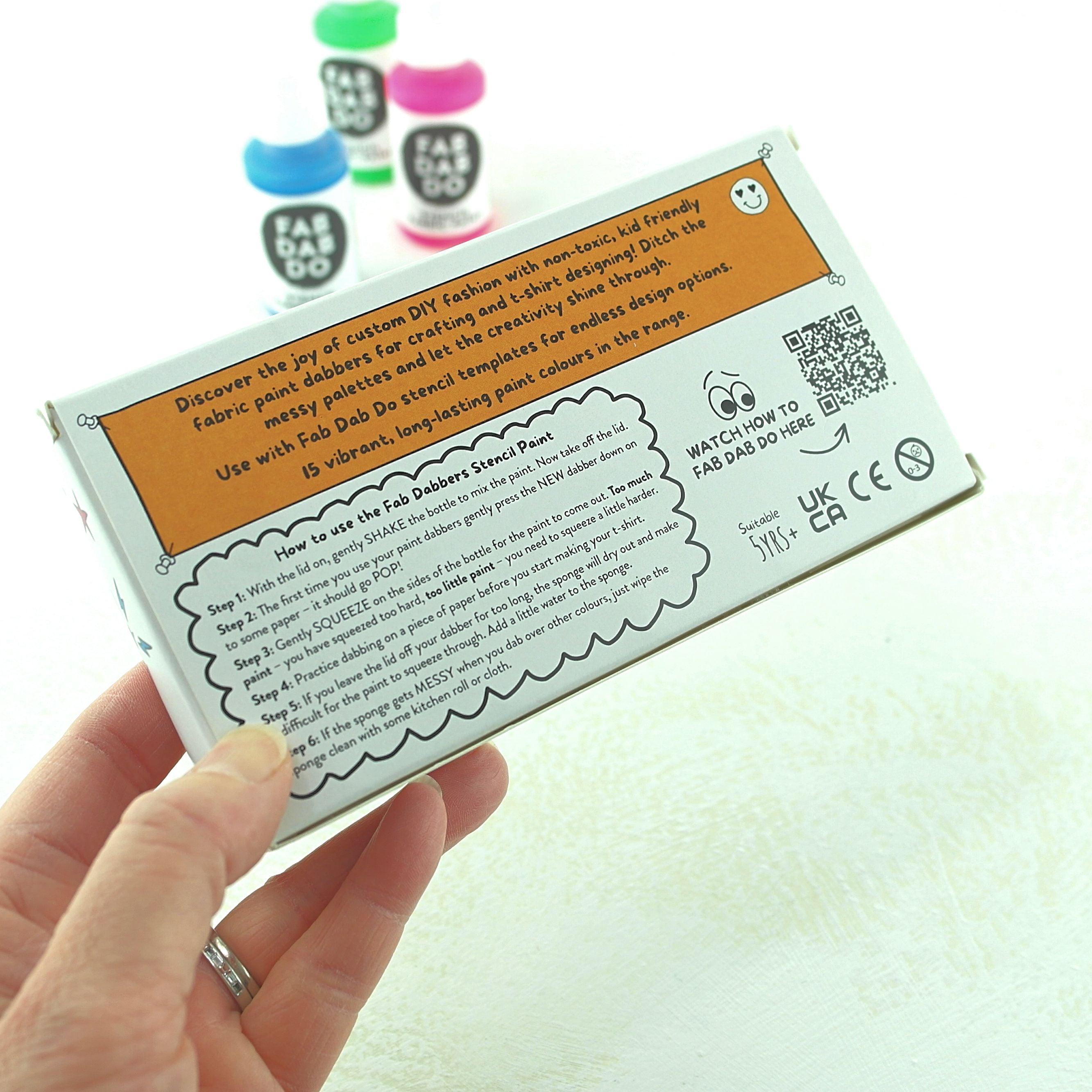 Paint dabbers for fabric & paper