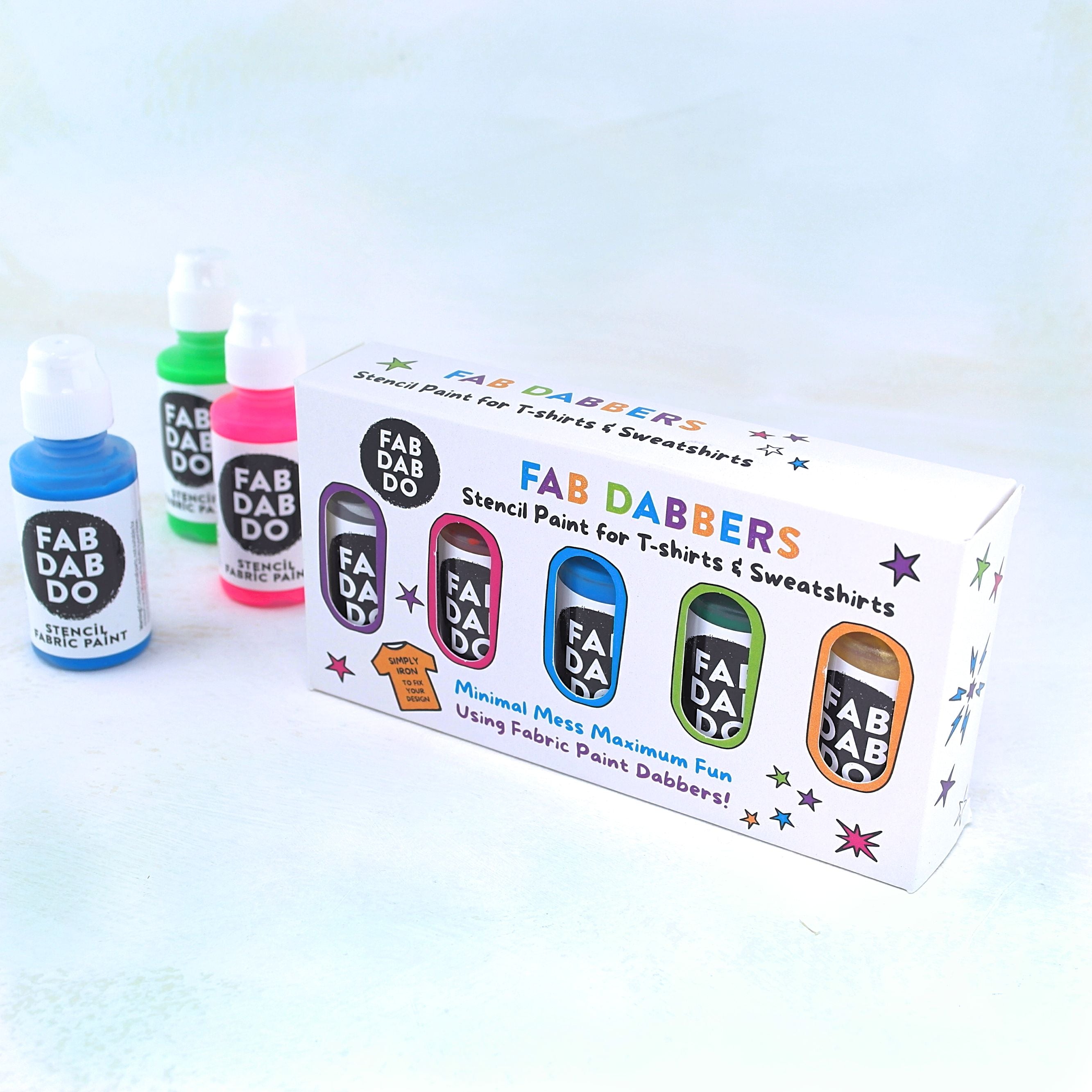 Paint dabbers for fabric & paper