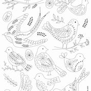 Corinne Lapierre Stick and Stitch Embroidery: Folk Flowers transfer sheets