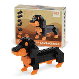 Sausage Dog Mini Building Block Kit (Age 6+)