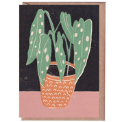 Card, Spotted Begonia