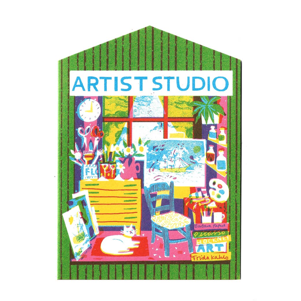 Artist’s Studio Greeting Card
