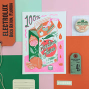 A5 Creative Juice Risograph Print