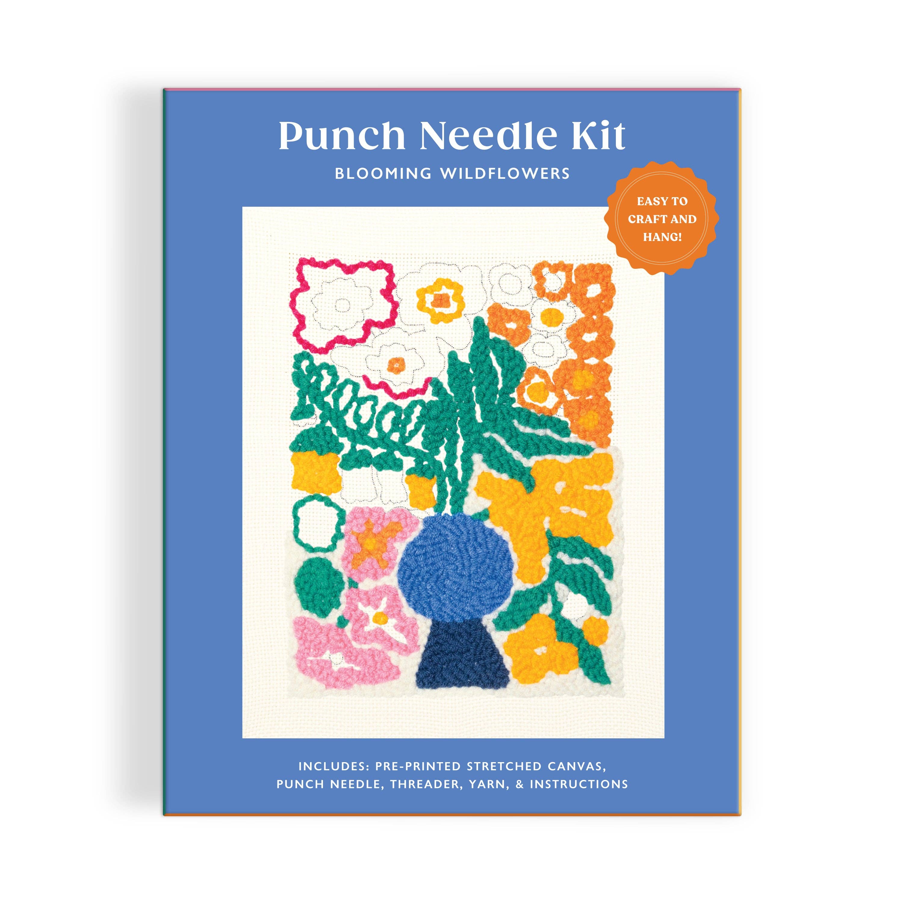 Blooming Wildflowers Beginner Punch Needle Kit