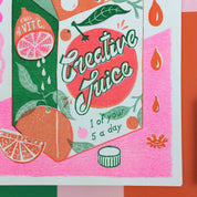 A5 Creative Juice Risograph Print