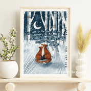 Sit With Me, Art Print A4