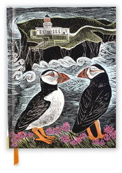 Luxury Foil Embossed Sketchbook, Puffins 23 x 29cm