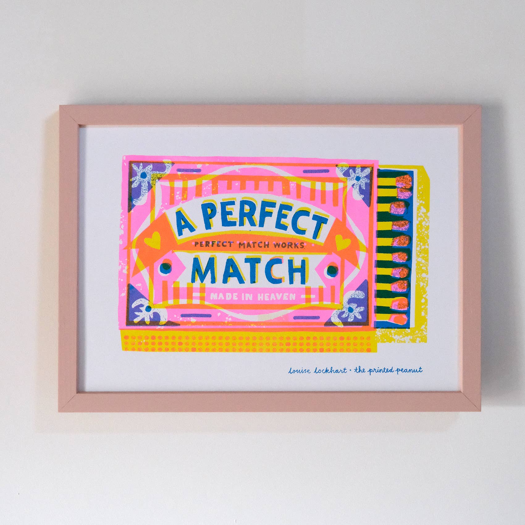 A4 Perfect Match Risograph Art Print