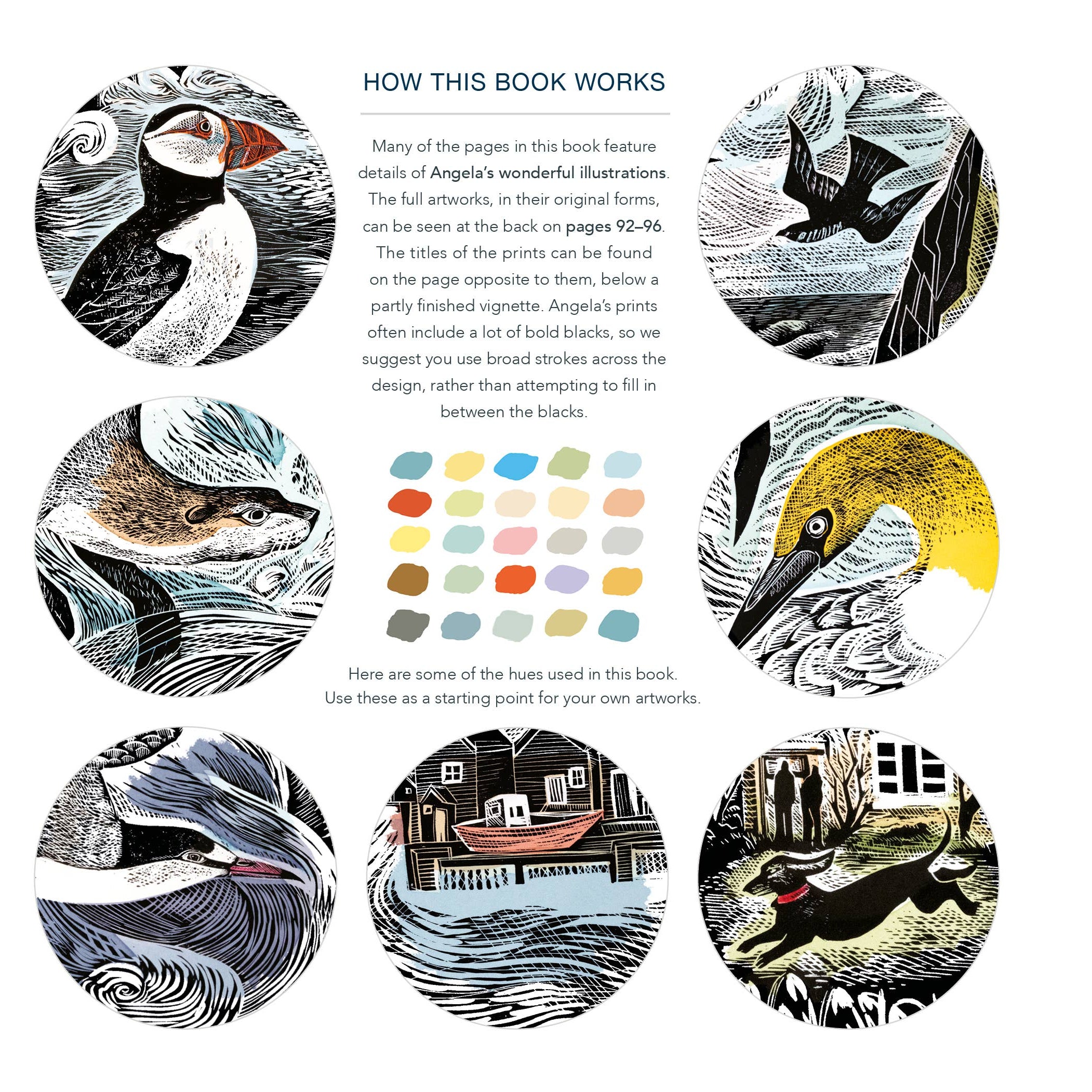 Angela Harding Colouring Book