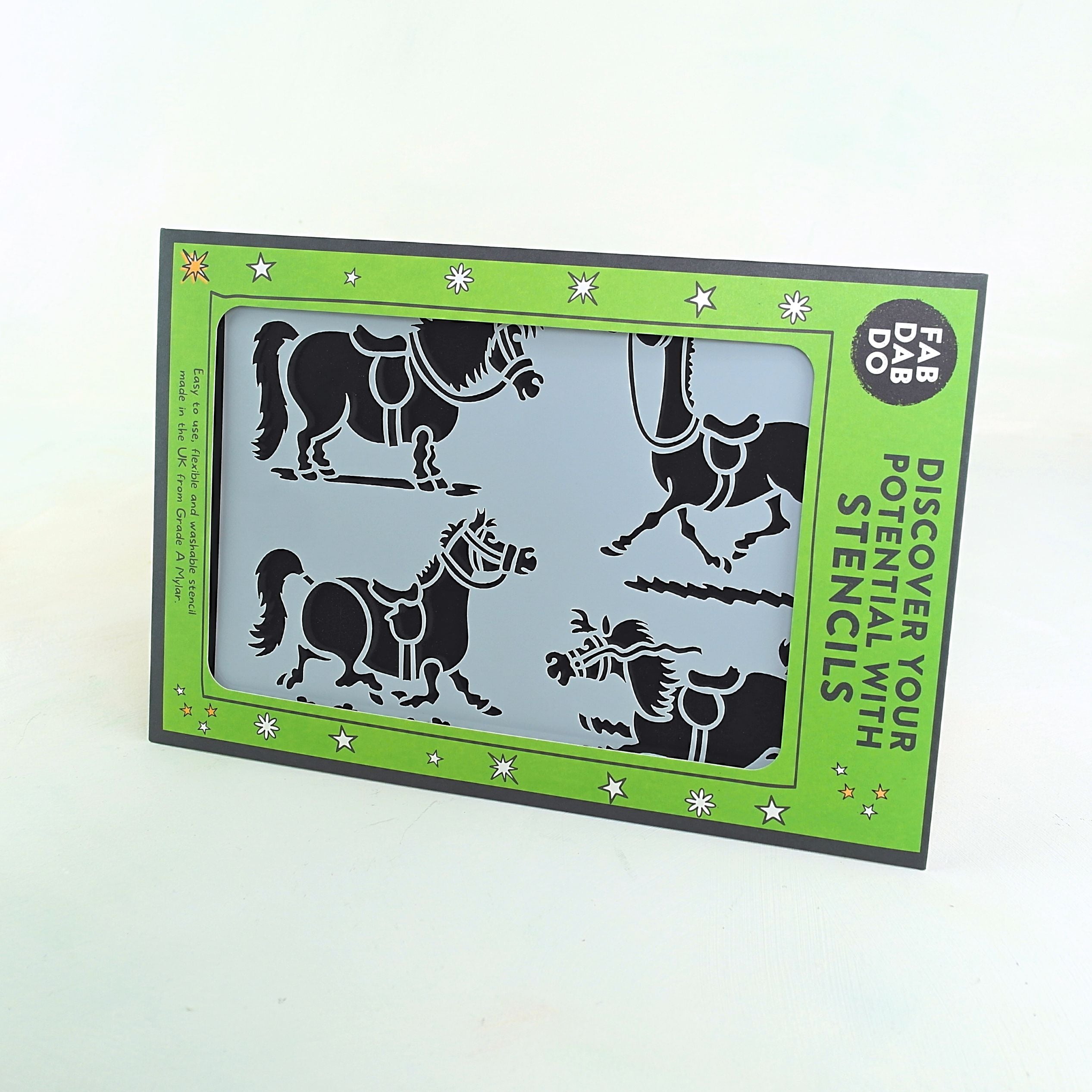 Stencils for fabric or paper