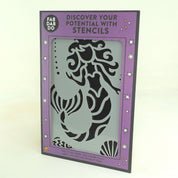 Stencils for fabric or paper