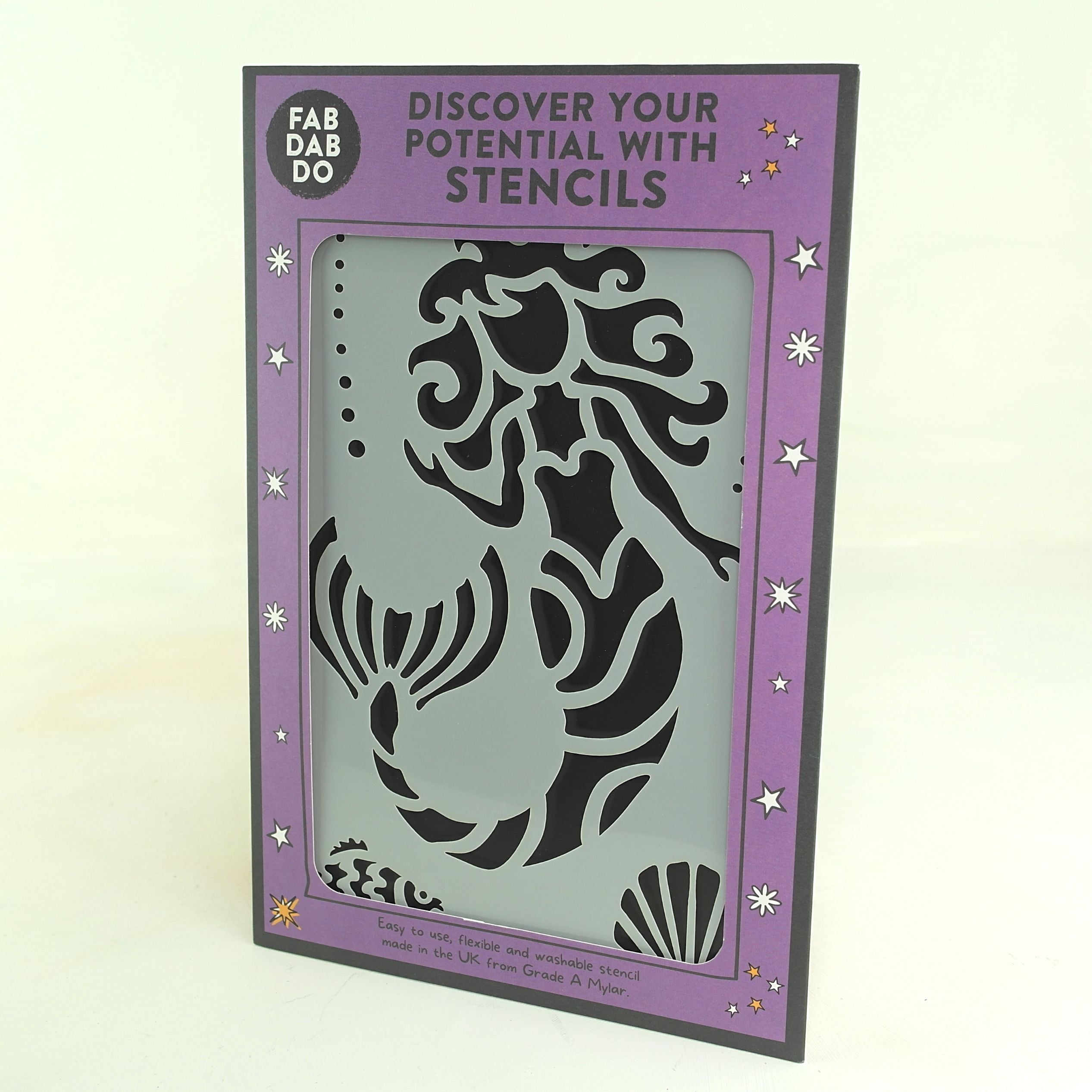 Stencils for fabric or paper