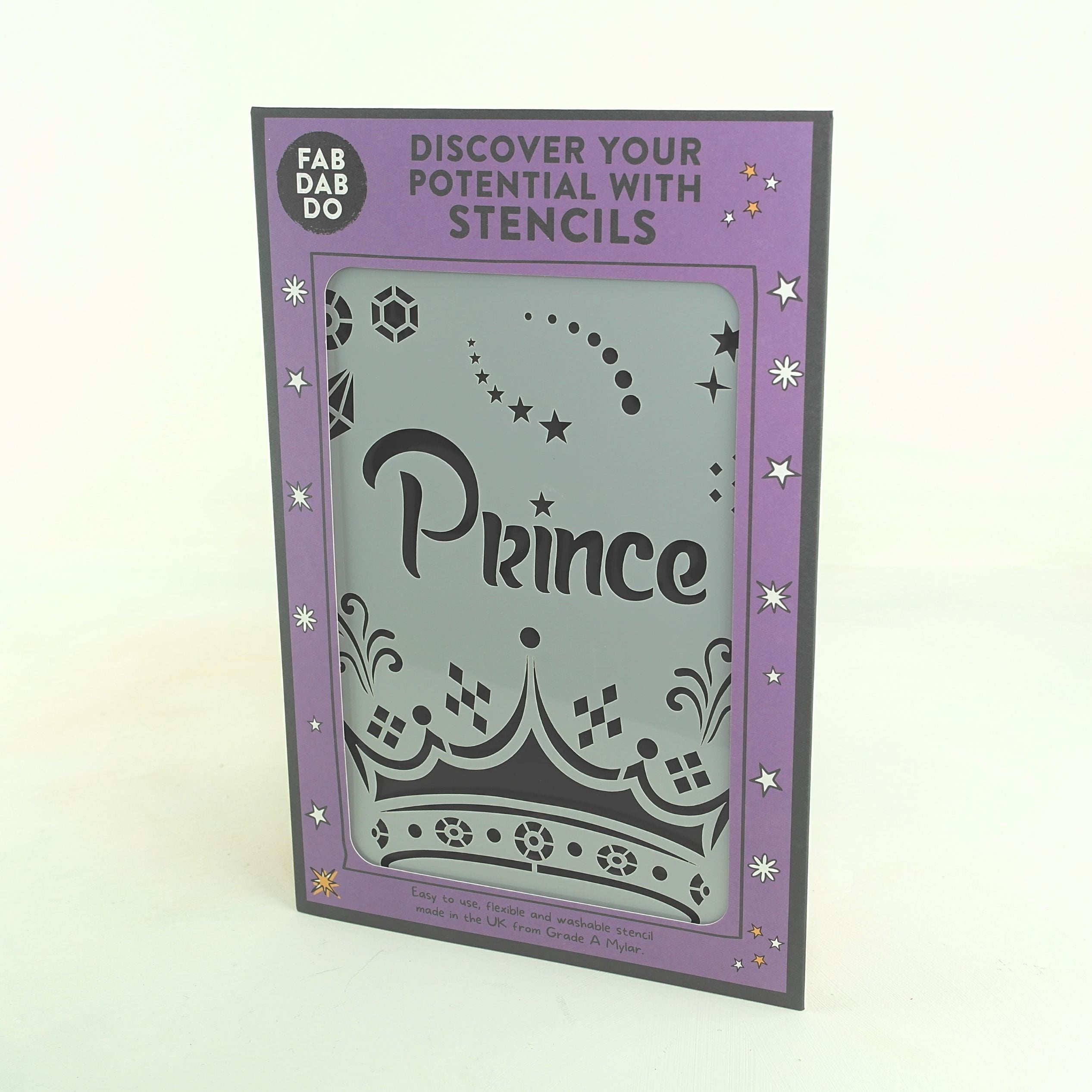 Stencils for fabric or paper