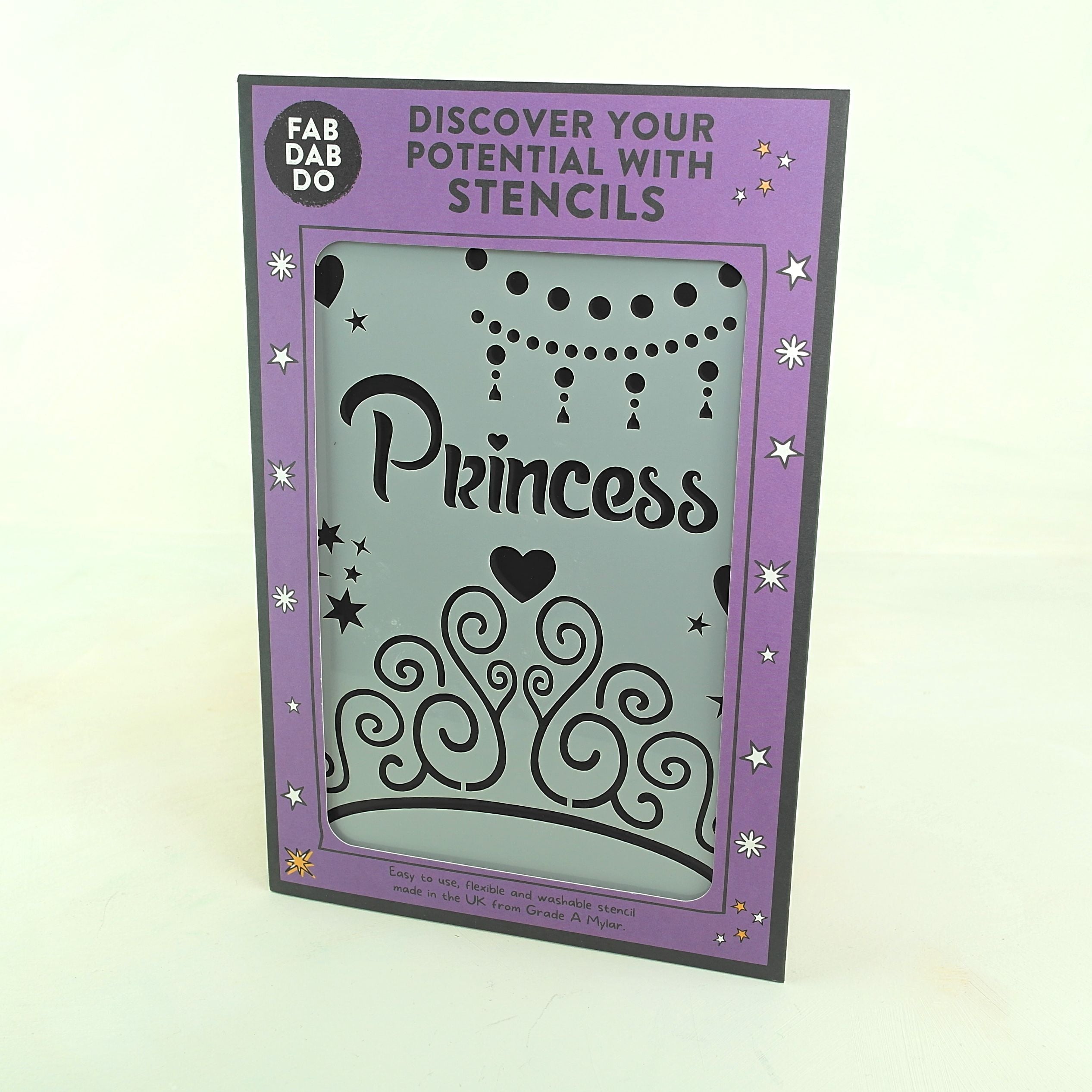 Stencils for fabric or paper