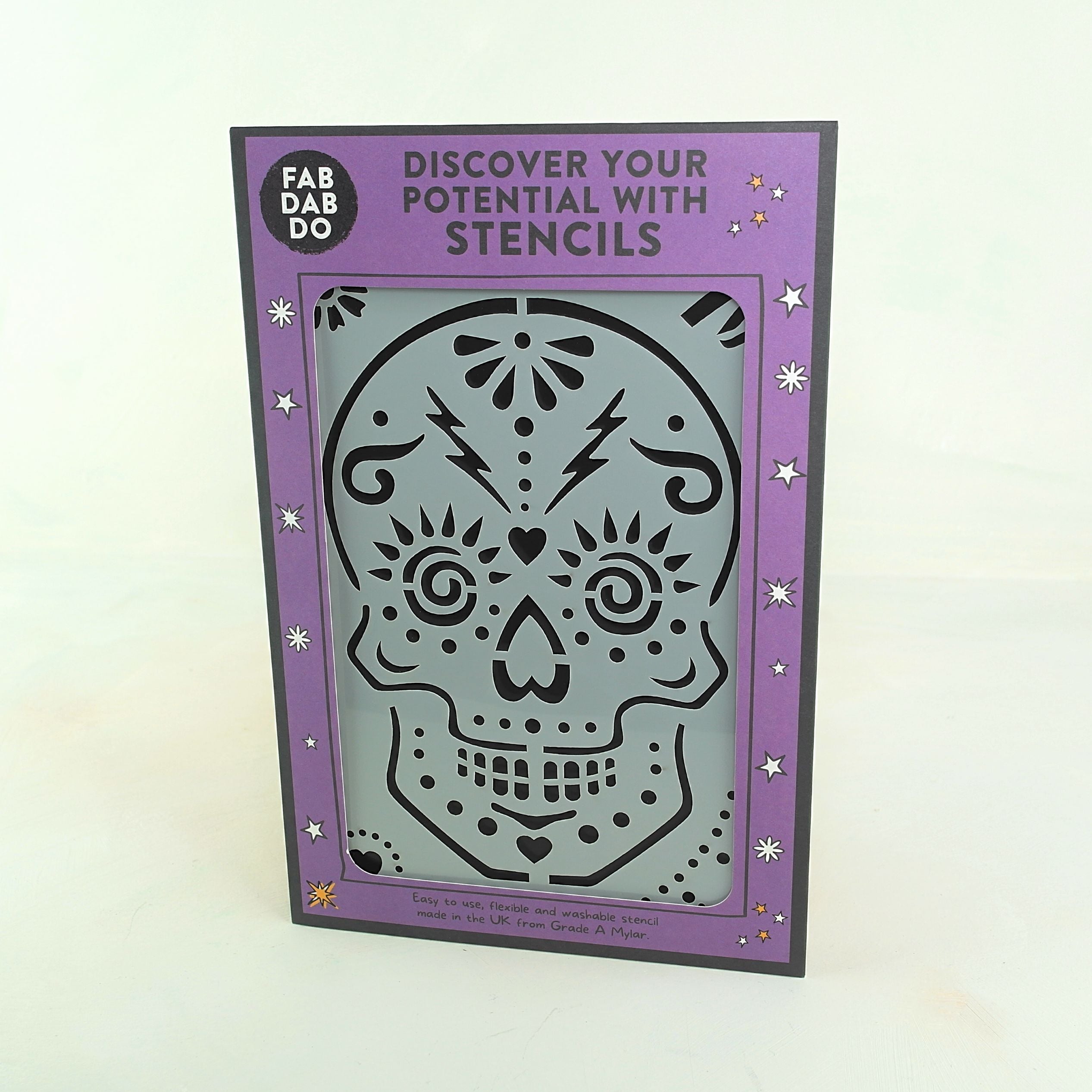 Stencils for fabric or paper