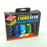 Fabric block print ink set