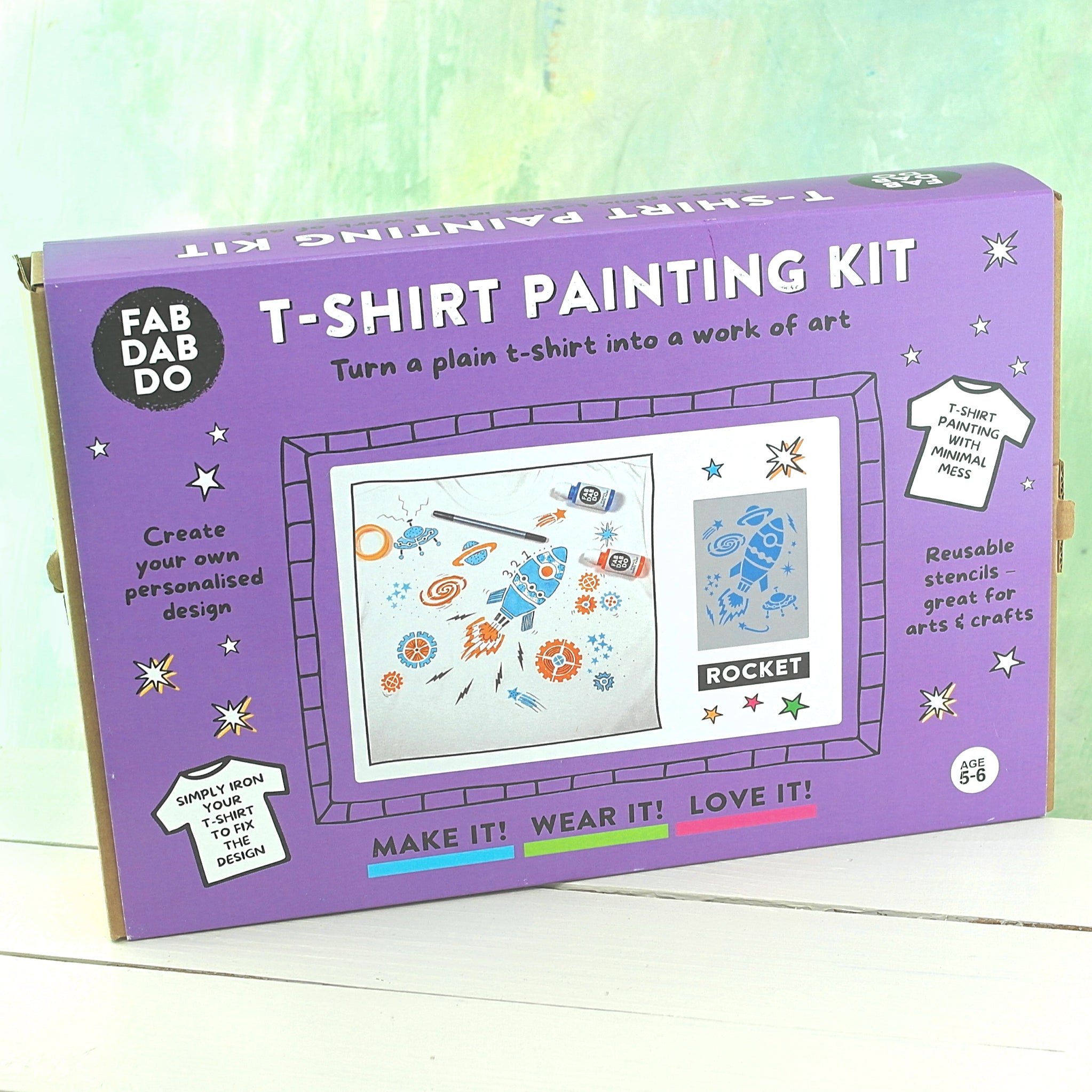 T.Shirt Painting Kit Rocket