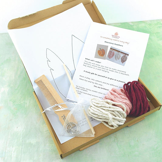 Macrame feather kit