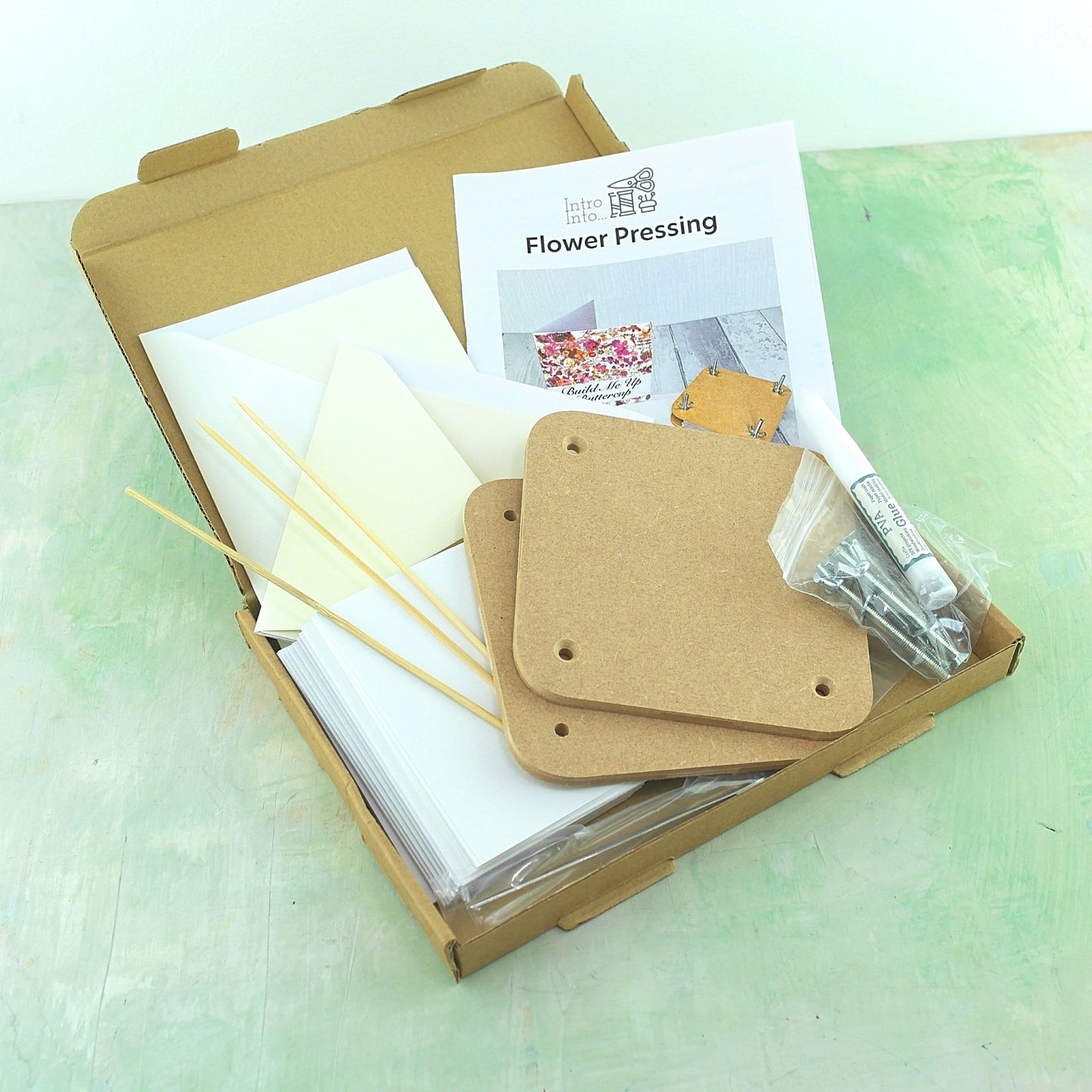 Flower pressing kit
