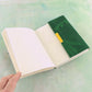 Artist handmade journal, lotus blue