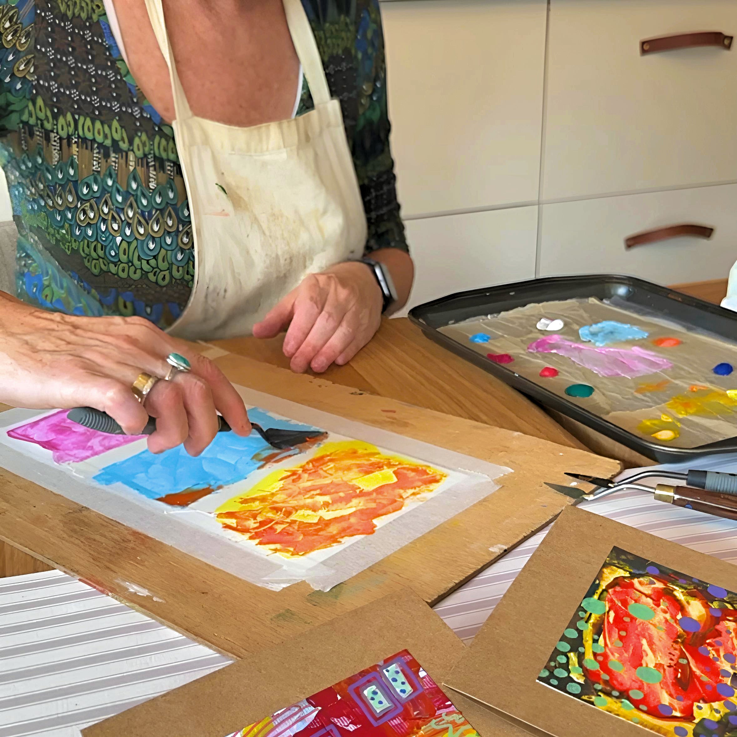 Workshop acrylic painting for beginners