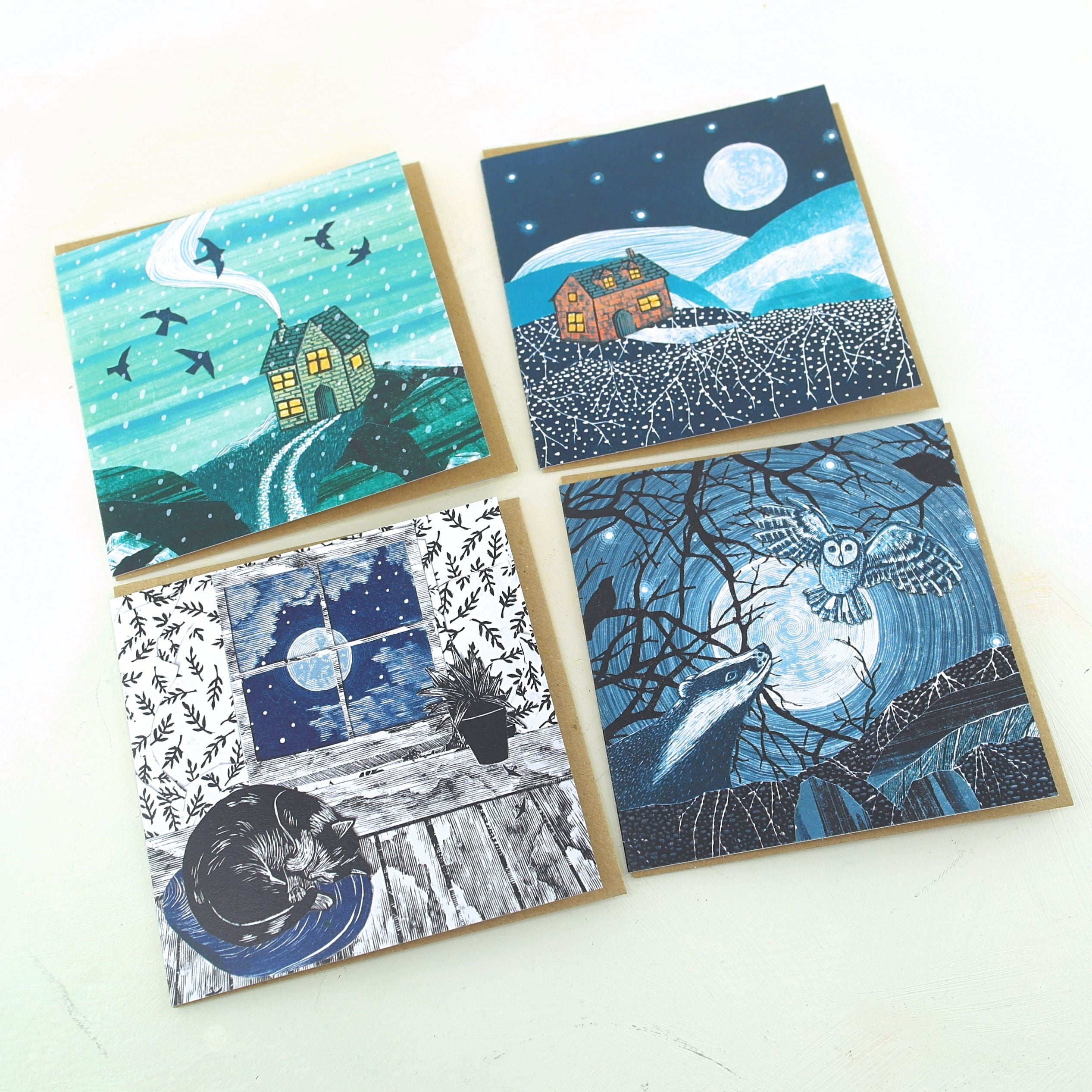 Art cards by Artist Molly Lemon