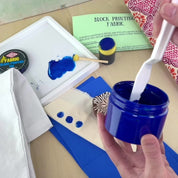 Fabric block printing kit