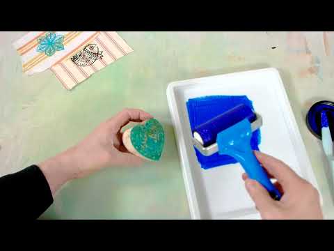 Fabric ink roller 75mm