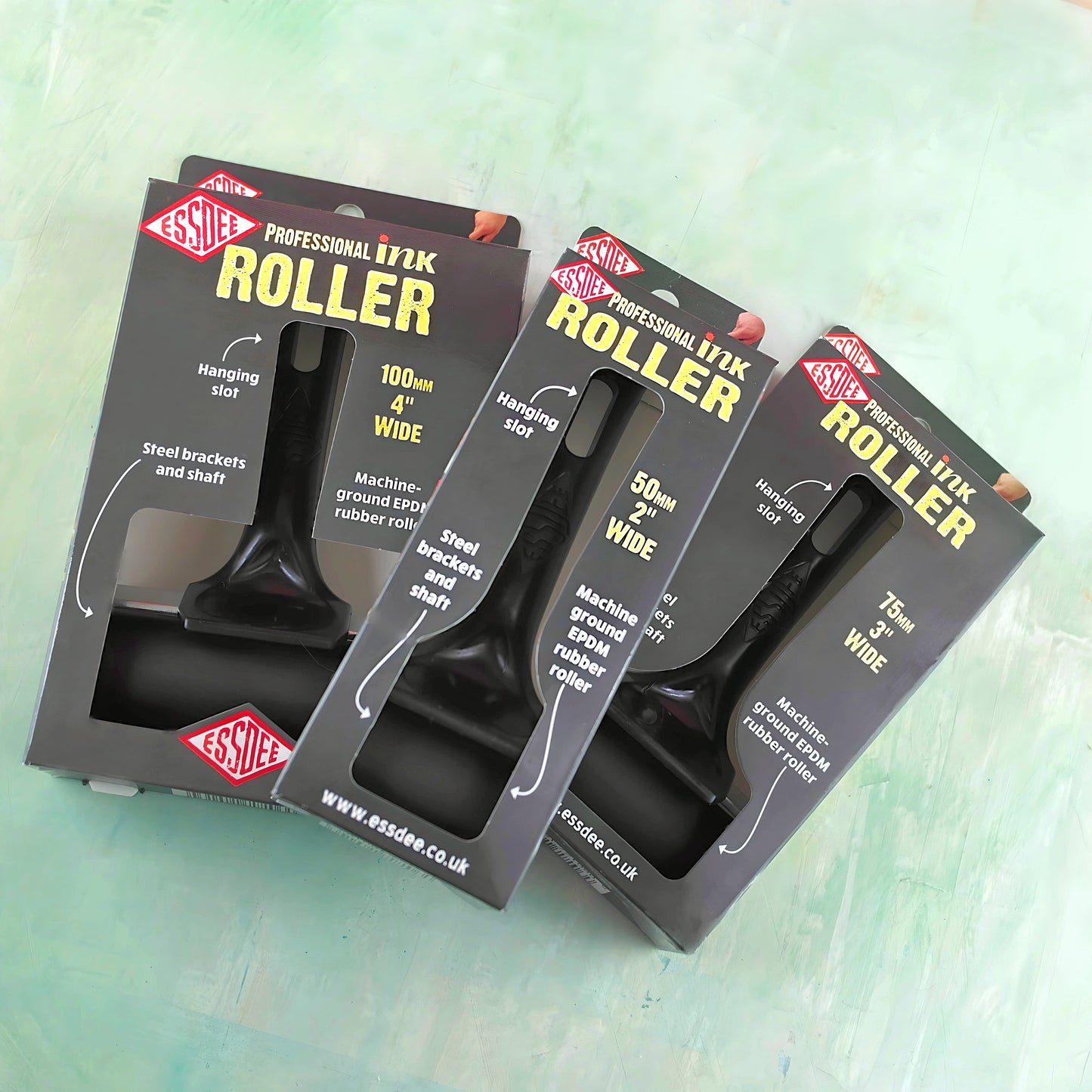 Artist quality rubber roller by Essdee UK