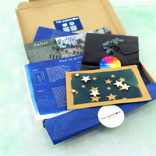 Cyanotype rainbow kit